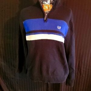CHAPS Zip Up Sweater size Medium